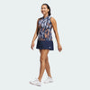 adidas Ultimate365 Tour Printed Sleeveless Golf Polo Shirt ADIDAS LADIES POLOS adidas 