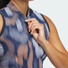 adidas Ultimate365 Tour Printed Sleeveless Golf Polo Shirt ADIDAS LADIES POLOS adidas 