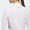 adidas Ultimate365 Printed Quarter-Zip Mock Golf Mid Layer ADIDAS LADIES MID LAYER adidas 