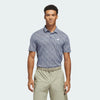 adidas Ultimate365 Feather Print Golf Polo Shirt ADIDAS MENS POLOS adidas 