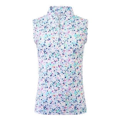 Lamprelle Ellen Sleeveless Golf Polo Shirt LAMPRELLE LADIES GOLF POLO Lamprelle 