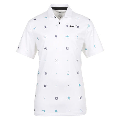 Nike Dri-Fit Tour Icon Print Golf Polo Shirt NIKE MENS POLOS Nike 