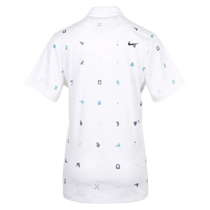 Nike Dri-Fit Tour Icon Print Golf Polo Shirt NIKE MENS POLOS Nike 