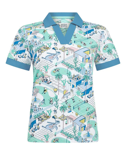 Penguin Palm Springs Golf Polo Shirt PENGUIN LADIES POLOS Penguin 