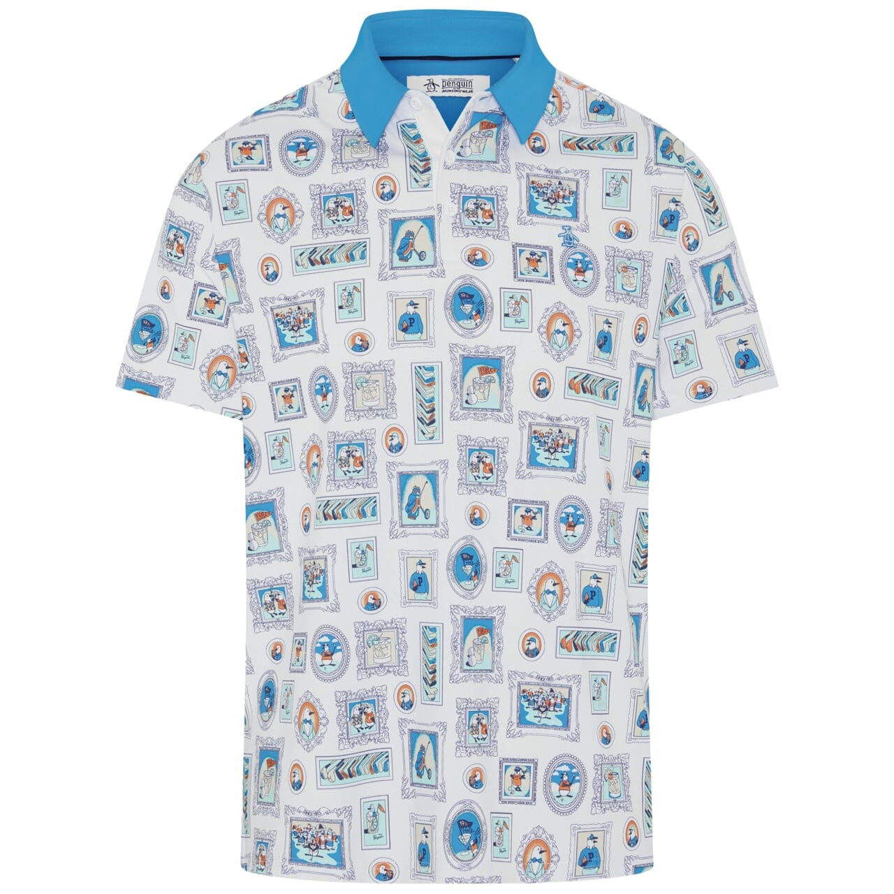 Penguin Clubhouse Wall Of Fame Golf Polo Shirt PENGUIN POLO SHIRTS Penguin 
