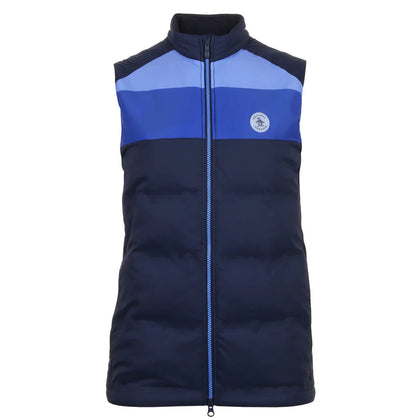 Penguin Insulated Full Zip Mixed Media Golf Vest PENGUIN VESTS Penguin 