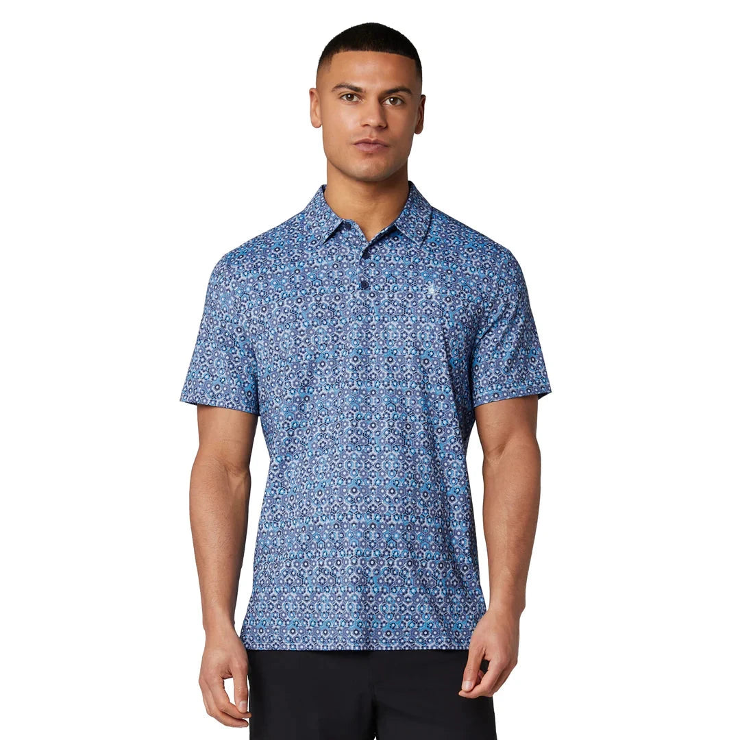 Penguin Heritage Framed Floral Golf Polo Shirt PENGUIN POLO SHIRTS Penguin 