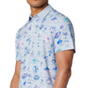 Penguin Pete's Watercolour Study Golf Polo Shirt PENGUIN POLO SHIRTS Penguin 