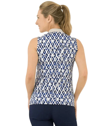 Lamprelle Felicity Sleeveless Golf Polo Shirt LAMPRELLE LADIES GOLF POLO Lamprelle 
