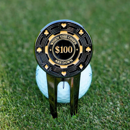 Skins Poker Chip Pitch Repairer PITCH REPAIR & BALL MARKERS Skins Golf 