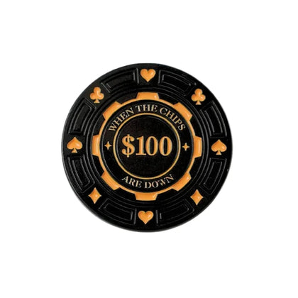 Skins Poker Chip Ball Marker PITCH REPAIR & BALL MARKERS Skins Golf 