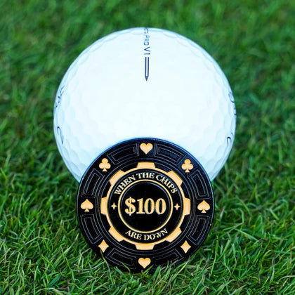 Skins Poker Chip Ball Marker PITCH REPAIR & BALL MARKERS Skins Golf 