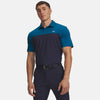 Under Armour T2G Colour Block Golf Polo Shirt UNDER ARMOUR MENS POLO SHIRTS Under Armour 