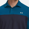 Under Armour T2G Colour Block Golf Polo Shirt UNDER ARMOUR MENS POLO SHIRTS Under Armour 