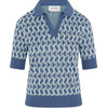Penguin Geo Jacquard Golf Polo Shirt PENGUIN LADIES POLOS Penguin 