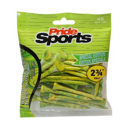 Pride PTS Wooden Golf Tees 2 3/4
