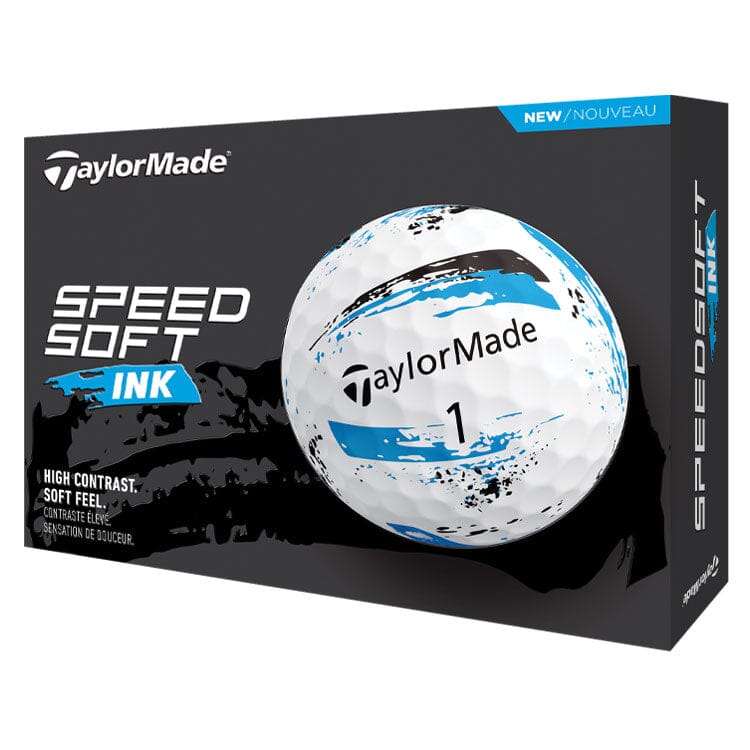 Pelotas de golf TaylorMade SpeedSoft Ink Blue, paquete de 12 BOLAS TAYLORMADE Taylormade