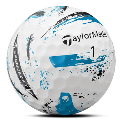 TaylorMade SpeedSoft Ink Blue Golf Balls 12Pk TAYLORMADE BALLS Taylormade 