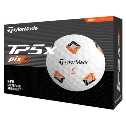 TaylorMade TP5x Pix Golf Balls 12Pk TAYLORMADE BALLS Taylormade 