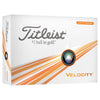 Pelotas de golf Titleist Velocity naranja mate, paquete de 12 BOLAS TITLEIST Titleist