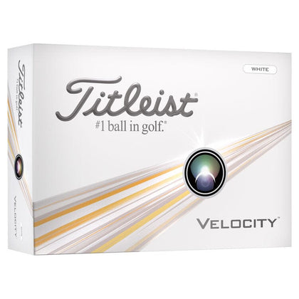 Titleist Velocity White Golf Balls 12Pk TITLEIST BALLS Titleist 