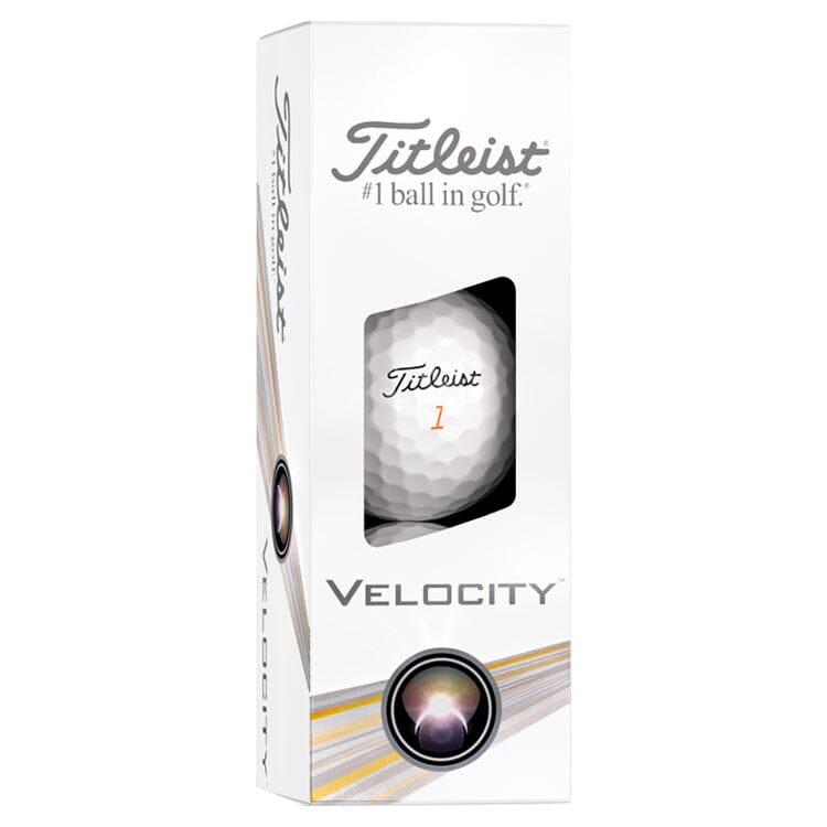 Pelotas de golf Titleist Velocity blancas, paquete de 12 BOLAS TITLEIST Titleist