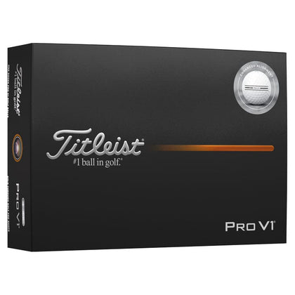 Titleist Pro V1 Enhanced Alignment White Golf Balls 12Pk TITLEIST BALLS Titleist 