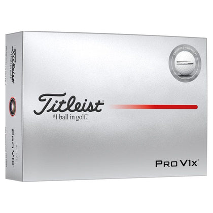 Titleist Pro V1x Enhanced Alignment White Golf Balls 12Pk TITLEIST BALLS Titleist 