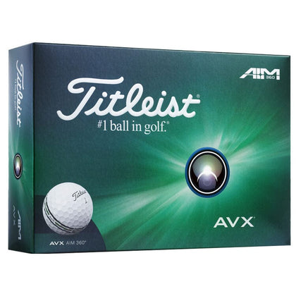 Titleist AVX AIM 360 White Golf Balls 12Pk TITLEIST BALLS Titleist 