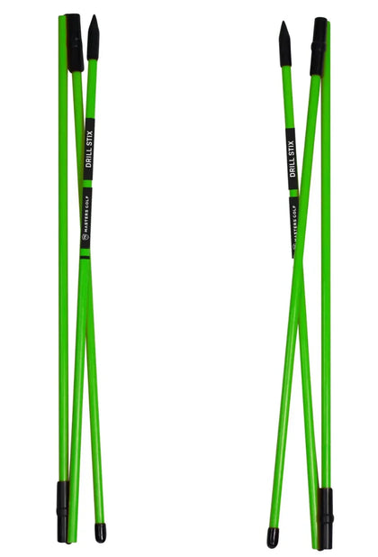 Masters Lime Green Foldable Drill Stix TRAINING AIDS Masters 