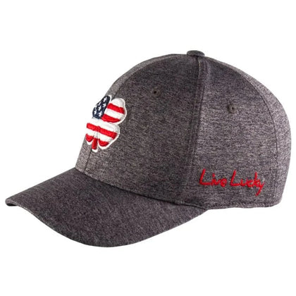 Black Clover USA Flag Heather Golf Cap BLACK CLOVER MENS HEADWEAR Black Clover 