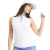 Calvin Klein Leigh Sleeveless Golf Polo Shirt CK LADIES POLOS Calvin Klein 