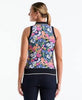 Penguin Sketch Floral Sleeveless Polo PENGUIN LADIES POLOS Penguin 