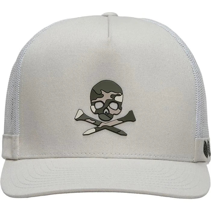 G Fore Camo Skull & Tees Tall Trucker Golf Cap G FORE MENS HEADWEAR G Fore 