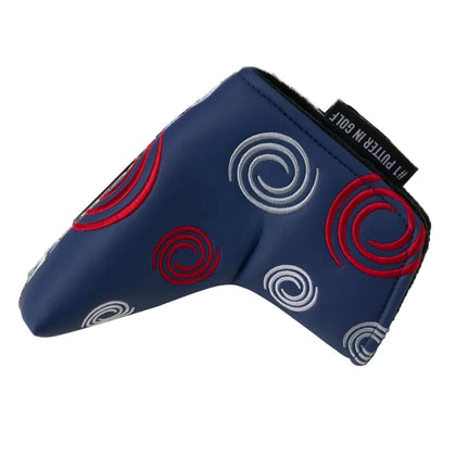 Odyssey Swirl Navy Blade Headcover ODYSSEY PUTTER HEADCOVERS Odyssey 