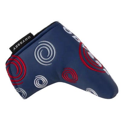 Odyssey Swirl Navy Blade Headcover ODYSSEY PUTTER HEADCOVERS Odyssey 