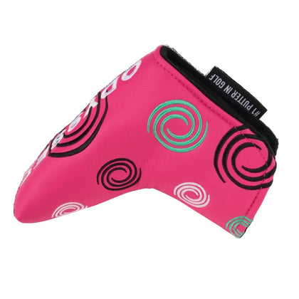 Odyssey Swirl Pink Blade Headcover ODYSSEY PUTTER HEADCOVERS Odyssey 
