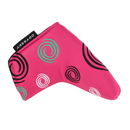 Odyssey Swirl Pink Blade Headcover ODYSSEY PUTTER HEADCOVERS Odyssey 