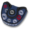 Odyssey Swirl Navy Mallet Headcover ODYSSEY PUTTER HEADCOVERS Odyssey 