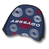 Odyssey Swirl Navy Mallet Headcover ODYSSEY PUTTER HEADCOVERS Odyssey 