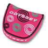 Odyssey Swirl Pink Mallet Headcover ODYSSEY PUTTER HEADCOVERS Odyssey 