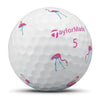 TaylorMade TP5 Pix Limited Edition Flamingo Golf Balls 12Pk TAYLORMADE BALLS TaylorMade 