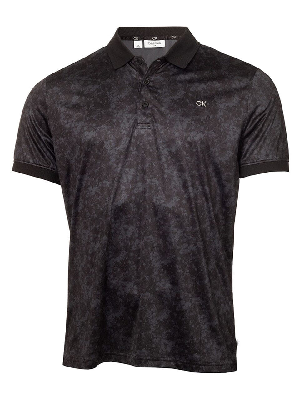 Calvin klein men's black polo shirt on sale