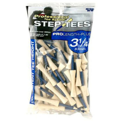 Pride PTS Wooden Golf Step Tees 3 1/4