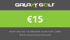 Galaxy Golf Gift Card GIFT CARD GALAXY GOLF €15.00 