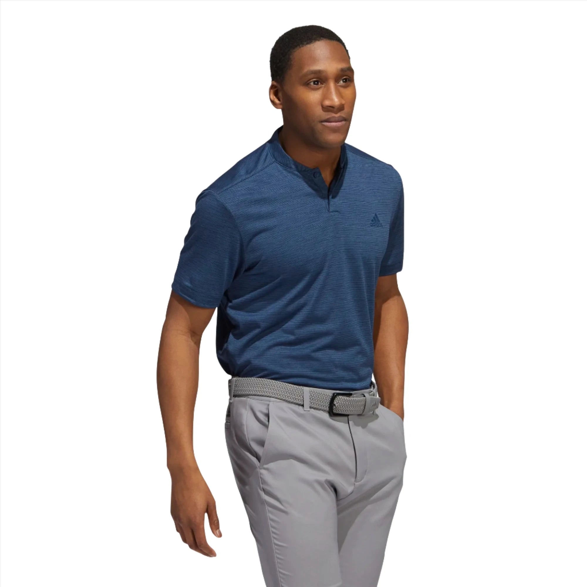 adidas Texture Stripe Golf Polo Shirt ADIDAS MENS POLOS ADIDAS 