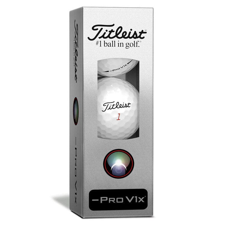Titleist Pro V1x Left Dash White Pelotas de golf 12Pk TITLEIST BALLS Galaxy Golf