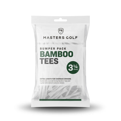 Masters 3 1/4” Bamboo Golf Tees (85 Pack) MASTERS TEES Galaxy Golf 