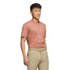 adidas Textured Stripe Golf Polo Shirt ADIDAS MENS POLOS adidas 
