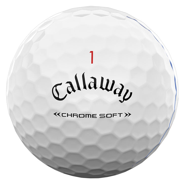 Callaway Chrome Soft Triple Track White Pelotas de golf 12PK CALLAWAY BALLS CALLAWAY
